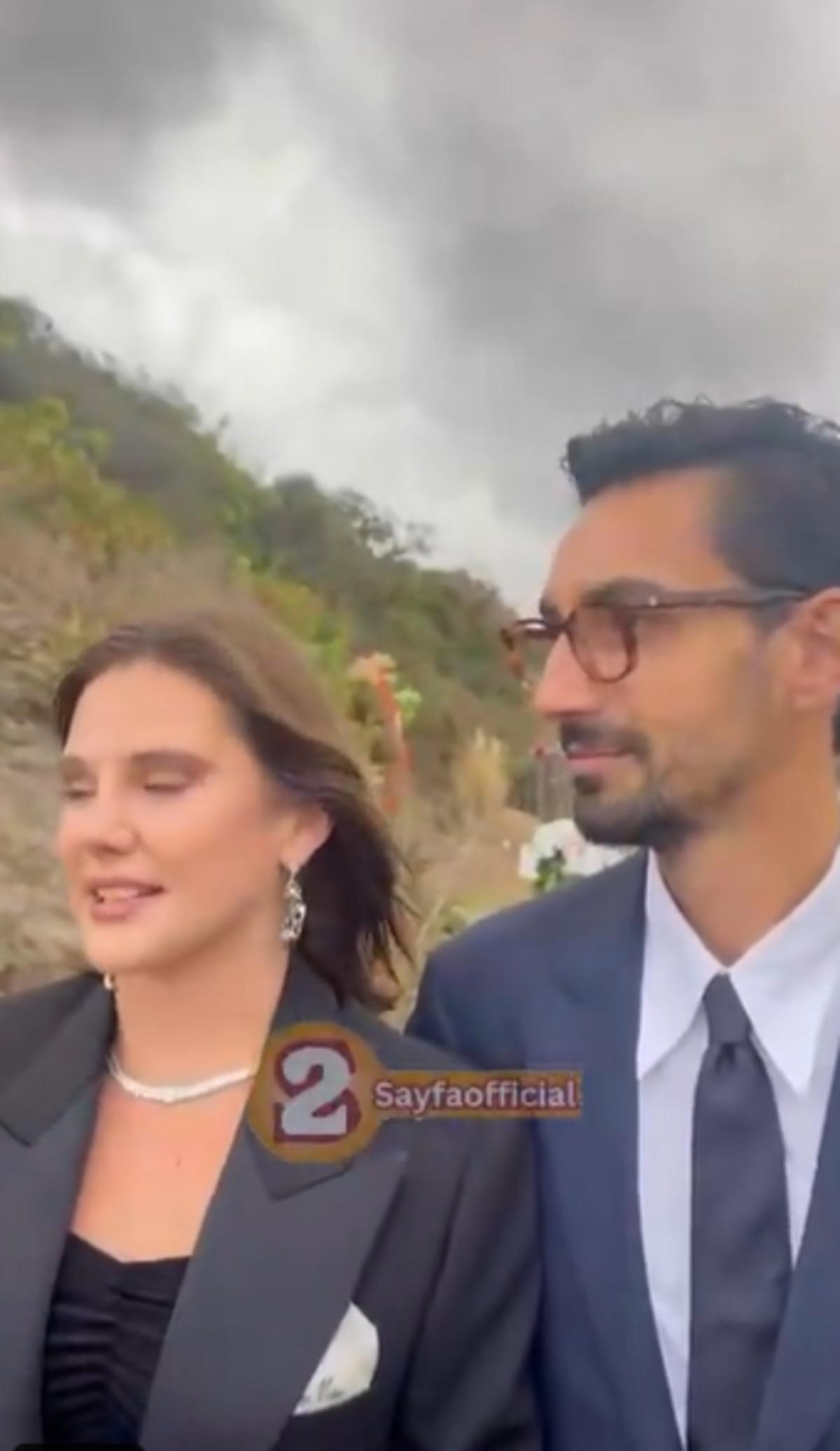 Alina Boz ve Umut Evirgen d&uuml;ğ&uuml;nde boy g&ouml;sterdi! Umut Evirgen&rsquo;i g&ouml;renler g&ouml;zlerine inanamadı 1