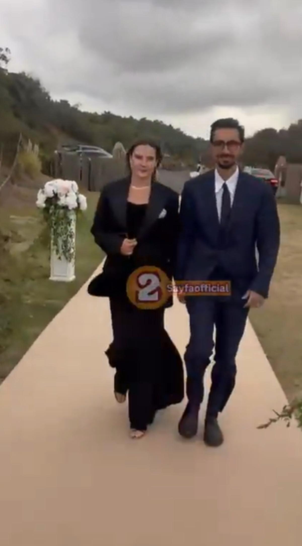Alina Boz ve Umut Evirgen d&uuml;ğ&uuml;nde boy g&ouml;sterdi! Umut Evirgen&rsquo;i g&ouml;renler g&ouml;zlerine inanamadı 2