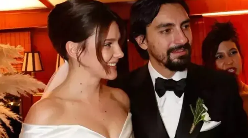 Alina Boz ve Umut Evirgen d&uuml;ğ&uuml;nde boy g&ouml;sterdi! Umut Evirgen&rsquo;i g&ouml;renler g&ouml;zlerine inanamadı