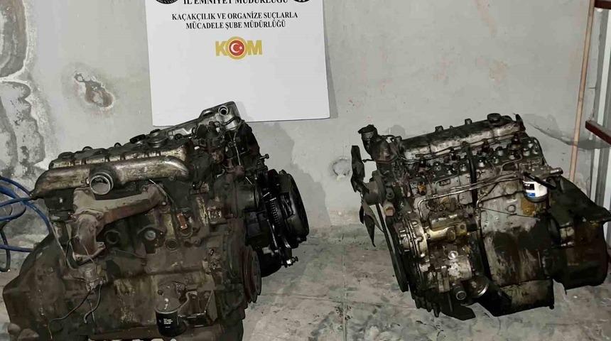 Samsun&rsquo;da 3 g&uuml;mr&uuml;k ka&ccedil;ağı otomobil motoru ele ge&ccedil;irildi