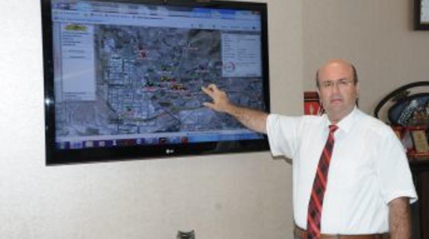 &Ccedil;iğli Belediyesi ara&ccedil;larını uydudan takip edecek