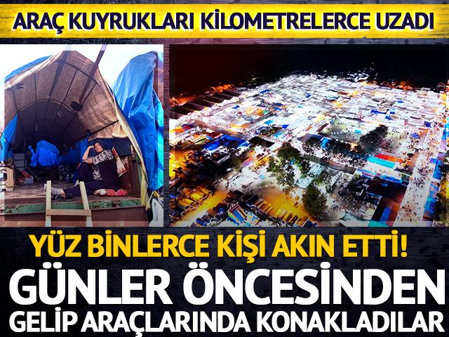 N&uuml;fusu 1.700, ziyaret&ccedil;i sayısı 400 bini aştı! Ulaşım adeta kilitlendi