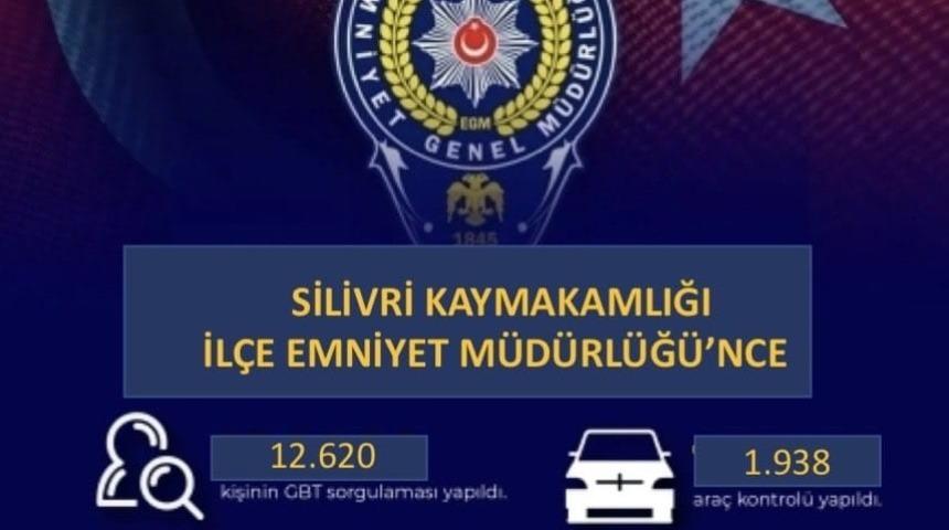 Silivri&rsquo;de bir haftada 20 bin 323 kişi ile 7 bin 928 ara&ccedil; sorgulandı