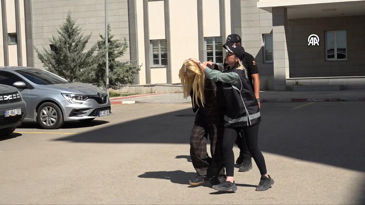 Vanlı Kara Haydar ın eşi Çağla Öz adliyeye sevk edildi! Görüntüler dikkat çekti 2