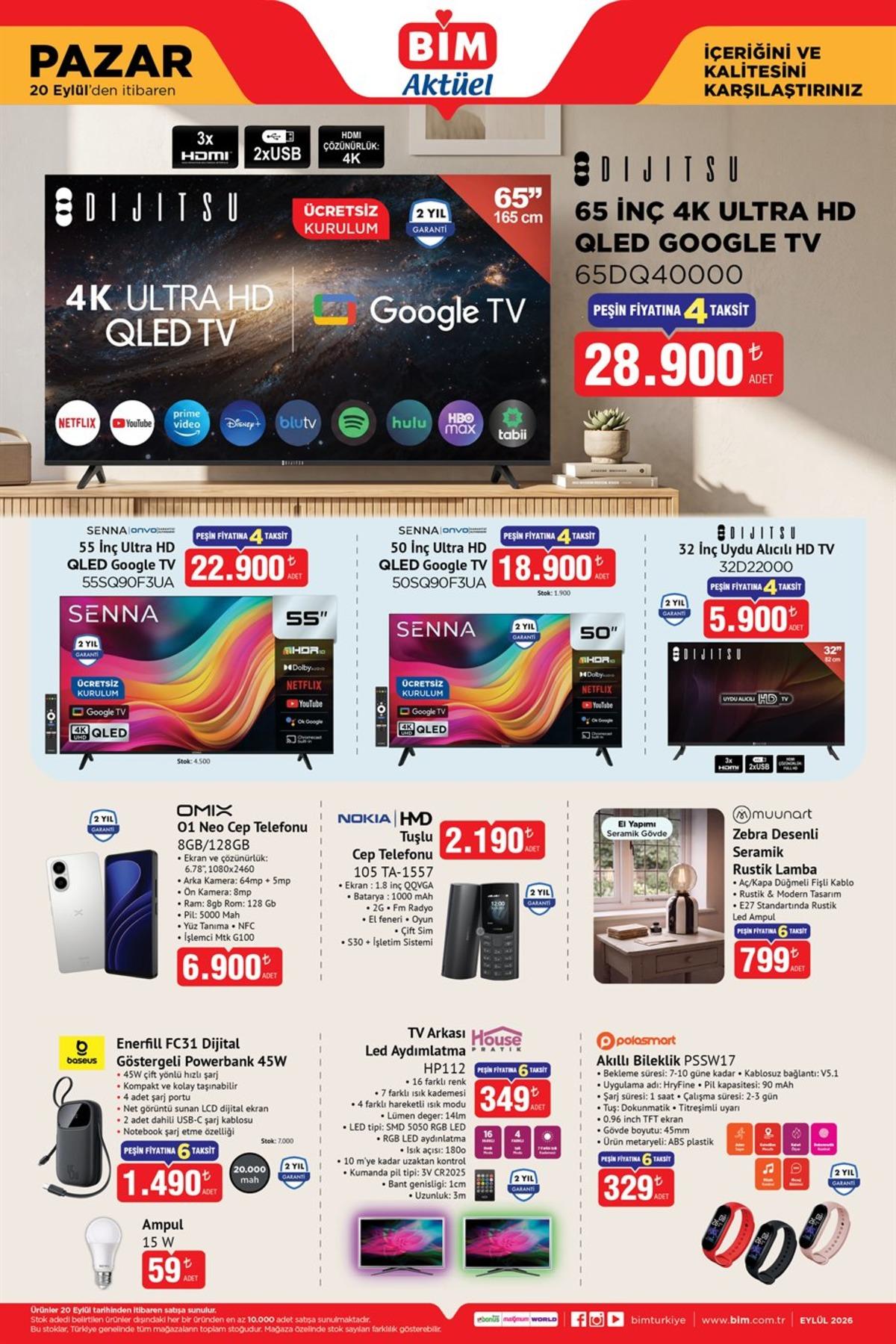 BİM e Monster oyun bilgisayarı geliyor! 15-16-18-20 Eylül 2026 BİM kataloğu  8