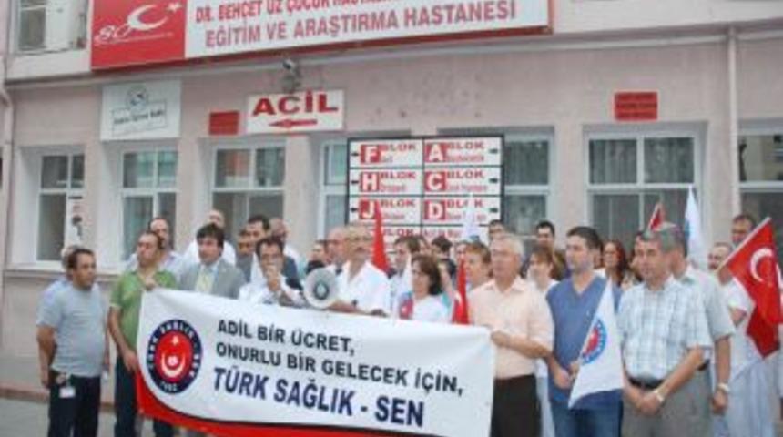 Sağlık&ccedil;ılar d&ouml;ner sermaye dağıtımının yeniden d&uuml;zenlenmesini istedi