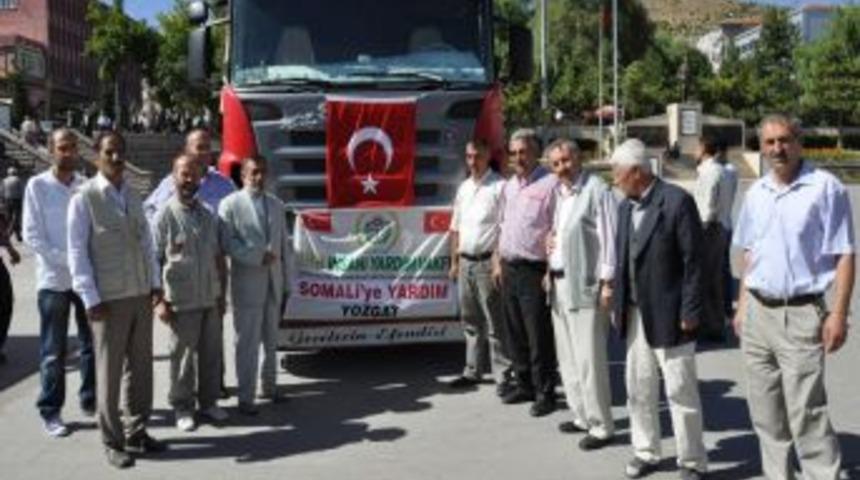 Yozgat'tan Somali&rsquo;ye 10 ton gıda yardımı