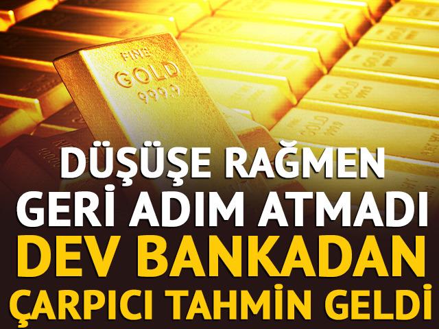5000, 5200, 5400 dolar... Dev bankadan &ccedil;arpıcı altın tahmini