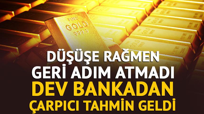 5000, 5200, 5400 dolar... Dev bankadan &ccedil;arpıcı altın tahmini