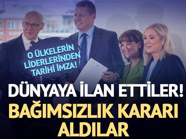 İsko&ccedil;ya, Galler ve Kuzey İrlanda'dan tarihi imza! Birleşik Krallık'tan ayrılmak istiyorlar