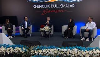 Cumhurbaşkanı Erdoğan Samsun'da gen&ccedil;lerle buluştu
