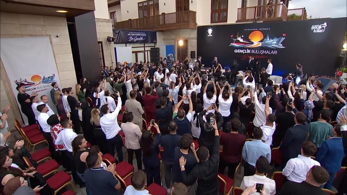 Cumhurbaşkanı Erdoğan Samsun da gen&ccedil;lerle buluştu 6