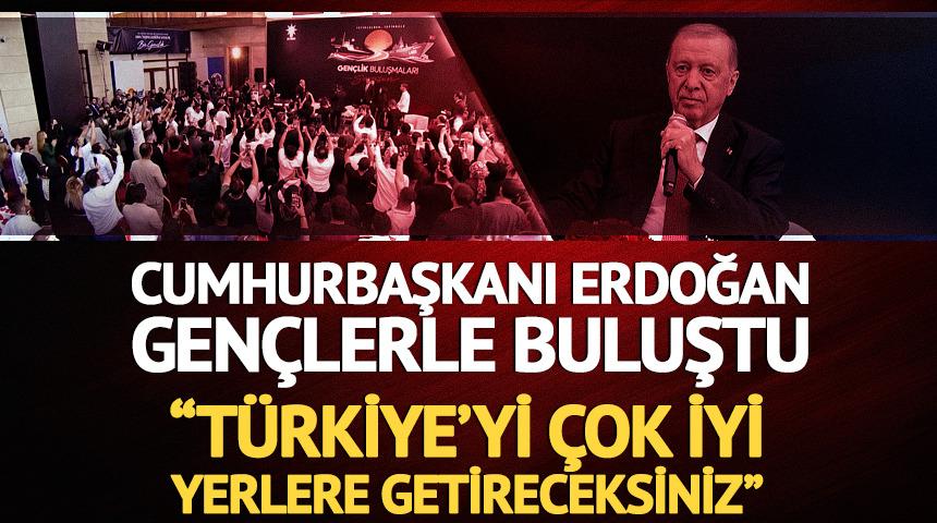 Cumhurbaşkanı Erdoğan Samsun'da gen&ccedil;lerle buluştu