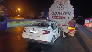 Antalya'da feci kaza! Tankere &ccedil;arptı: 1 &ouml;l&uuml;