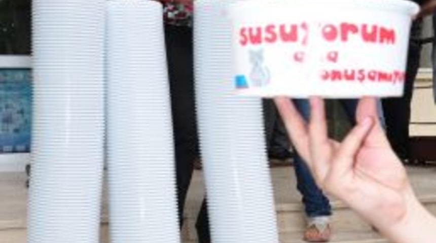 Bakanlık sokak hayvanları i&ccedil;in su kapları g&ouml;nderdi