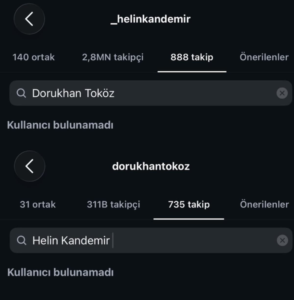 Helin Kandemir ve Dorukhan Toköz ayrıldı mı? Her şeyi sildi 2