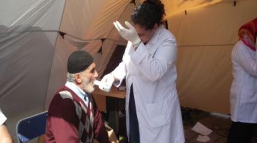 Bayburt'ta solunum testi taraması yapıldı