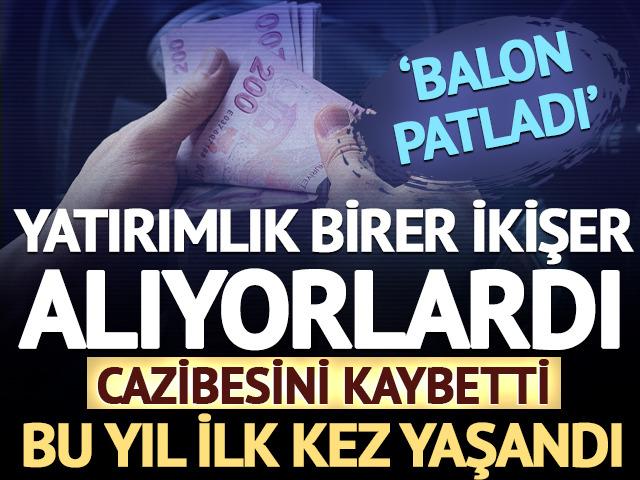 Yatırımlık birer ikişer alıyorlardı 'Balon patladı' Bu yıl ilk oldu