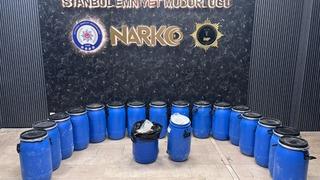 Bayrampaşa’da düzenlenen operasyonda 486 kilo 450 gram uyuşturucu madde ele geçirildi