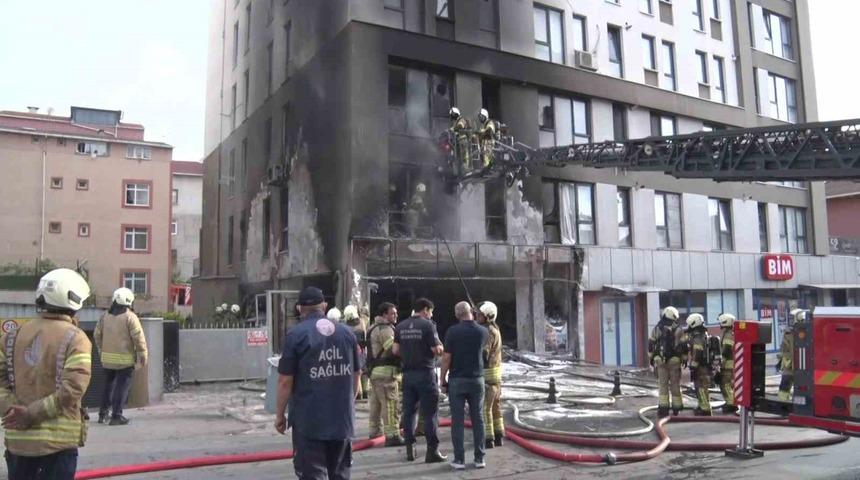 Pendik&rsquo;te korkutan iş yeri yangını
