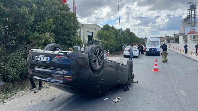Fabrikadan çıkan kamyon nedeniyle kaza yaptı