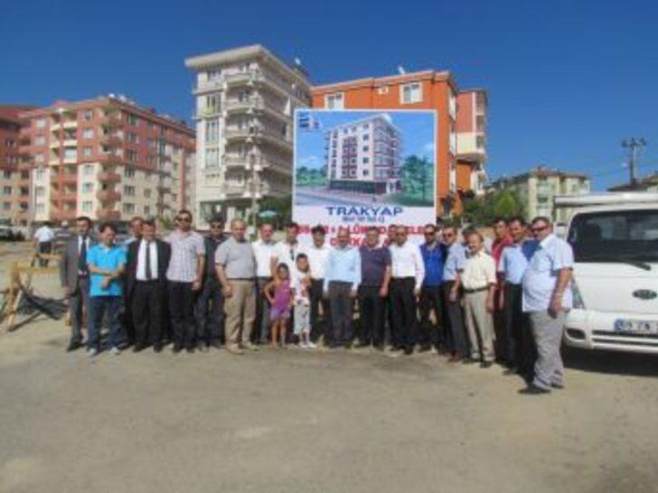 Çorlu'da 33 ortakla kurulan Trakyap A.Ş ilk inşaatın temelini attı