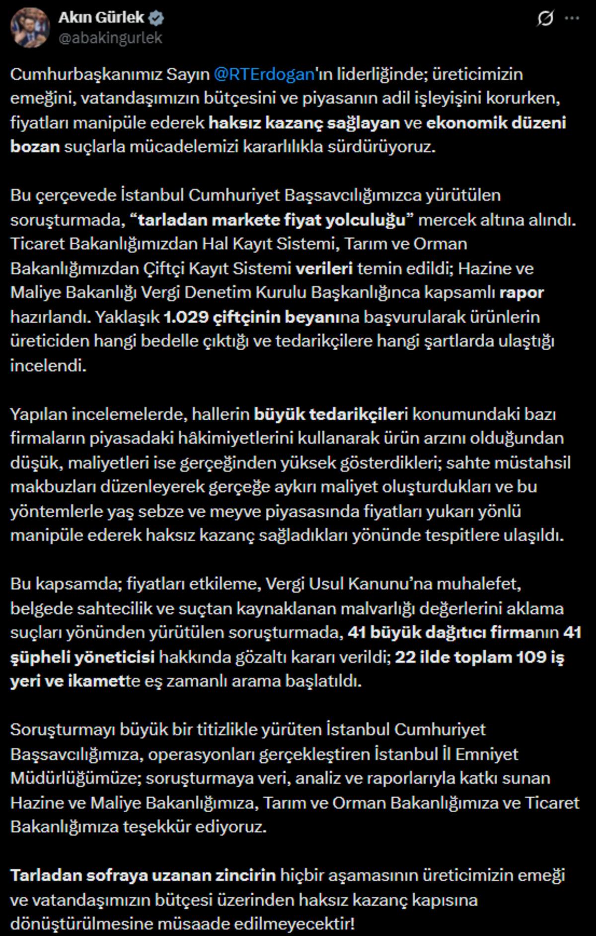 Son dakika | Fiyat manip&uuml;lasyonuna dev operasyon! 41 firma y&ouml;neticisi i&ccedil;in g&ouml;zaltı kararı 4