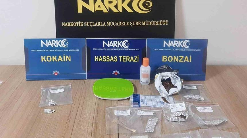 Ordu&rsquo;da uyuşturucu operasyonlarında 5 tutuklama