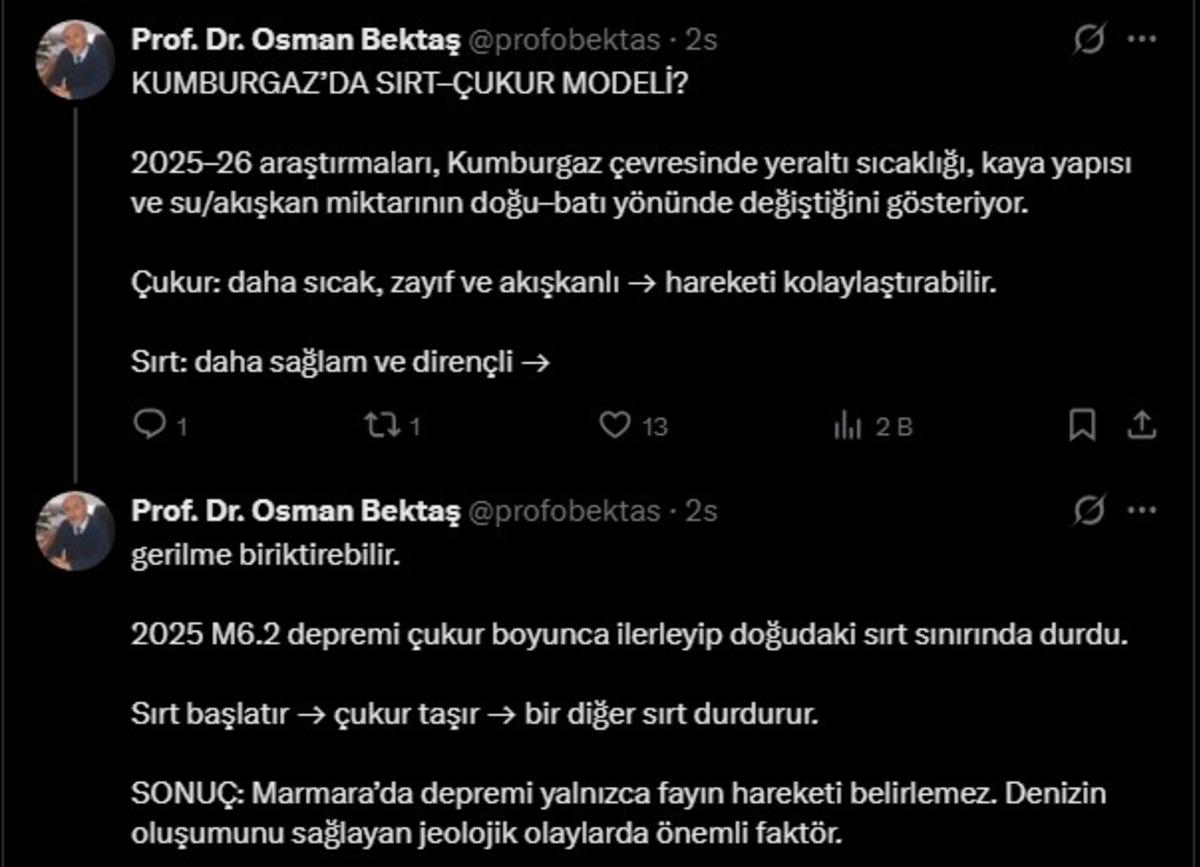 Marmara daki olası deprem i&ccedil;in yeni senaryo! Bektaş yanlış bilineni a&ccedil;ıkladı: "Depremi yalnızca fay belirlemez" 2