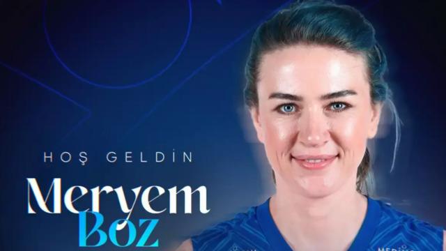 Aydın voleybolda Meryem Boz'la anlaştı