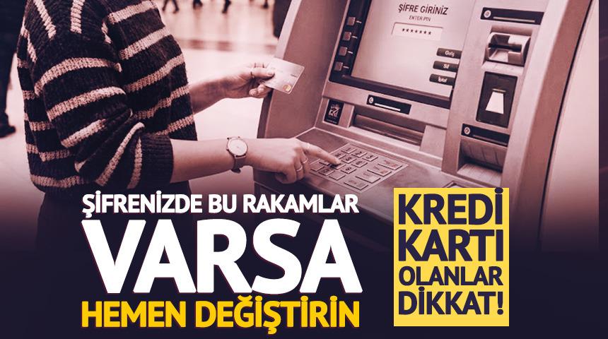 Şifrenizde bu rakamlar varsa dikkat!