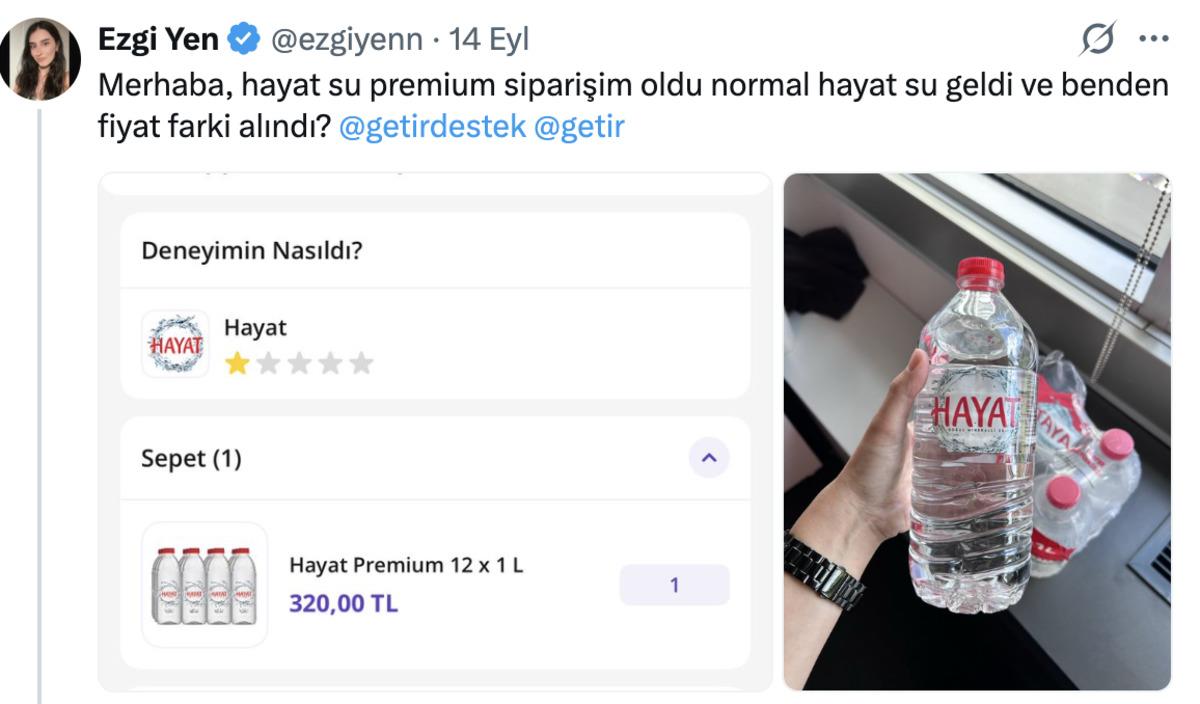 X te bu kullanıcı konuşuluyor! Bir su siparişiyle başladı, şikayetleri gündem oldu 1
