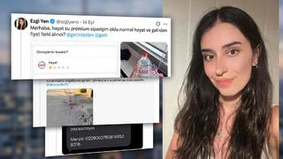 X'te bu kullanıcı konuşuluyor! Bir su siparişiyle başladı, şikayetleri gündem oldu