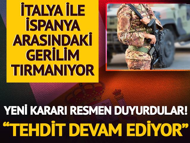 İtalya ile İspanya arasındaki Sebte gerilimi b&uuml;y&uuml;yor! Sınır kontrol&uuml; s&uuml;resi uzatıldı