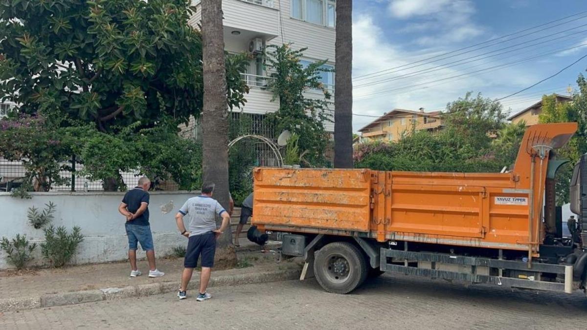 Marmaris teki &ccedil;&ouml;p evden bir kamyon &ccedil;&ouml;p ve 30 a yakın kedi &ccedil;ıktı 1
