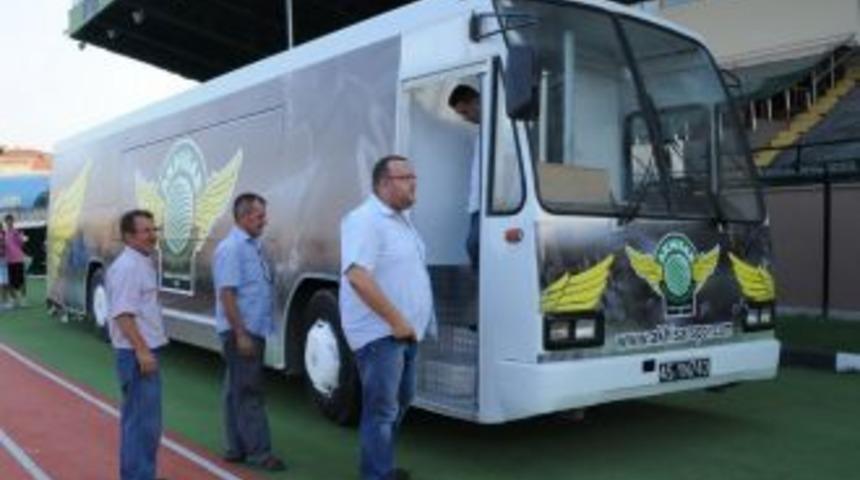 İşte Akhisarspor store otob&uuml;s&uuml;