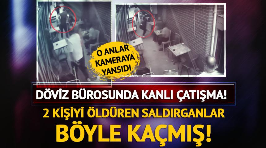 2 kişinin &ouml;ld&uuml;ğ&uuml; silahlı kavgada ş&uuml;pheliler pencereden atlayıp b&ouml;yle ka&ccedil;mış