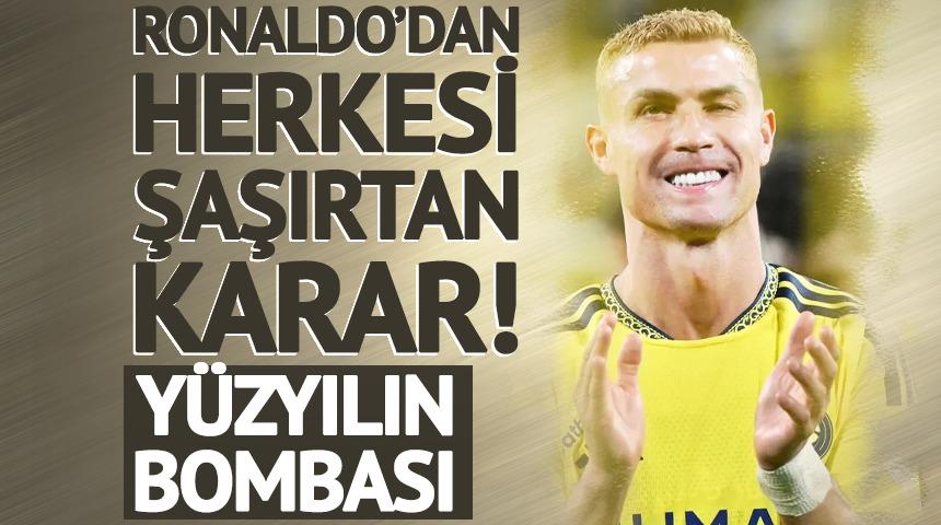 D&uuml;nya futbolunda y&uuml;zyılın bombası! Cristiano Ronaldo'dan dev adım
