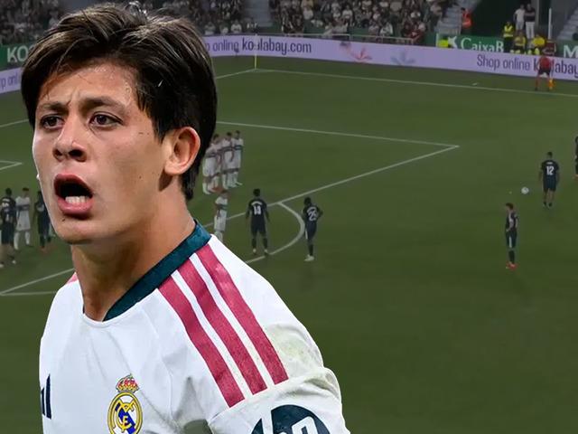 Sen ne yaptın Arda G&uuml;ler! Real Madrid formasıyla frikikten inanılmaz gol