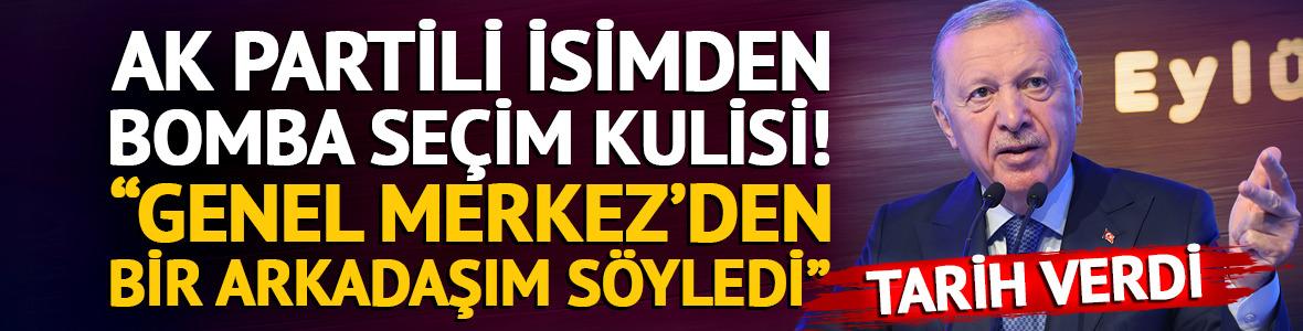 Şamil Tayyar&rsquo;dan bomba se&ccedil;im kulisi! İşte AK Parti Genel Merkezi&rsquo;nde konuşulan 2 tarih