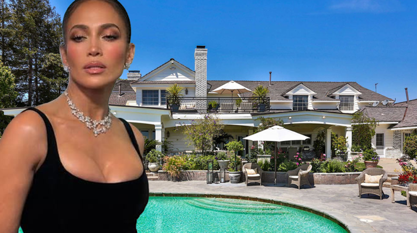 Jennifer Lopez 18 milyon dolarlık evinin kapılarını a&ccedil;tı! L&uuml;ks villasında yok yok