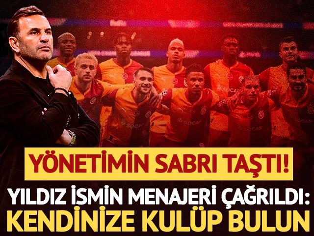Y&ouml;netimin sabrı taştı! Yıldız ismin menajeri &ccedil;ağrıldı: Kendinize kul&uuml;p bulun