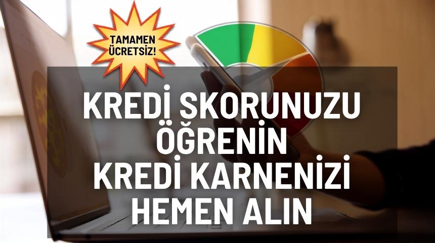 Kredi skorunu ve dahasını &uuml;cretsiz &ouml;ğrenmek i&ccedil;in tıkla