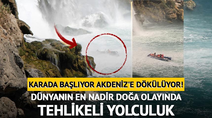 D&uuml;nyanın en nadir doğa olayında tehlikeli yolculuk