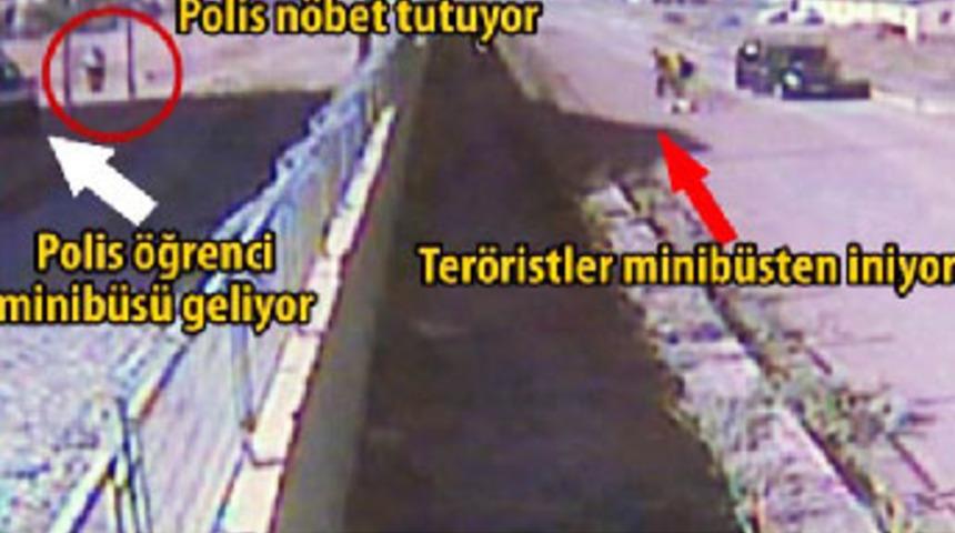 Kahraman polis, ter&ouml;ristleri b&ouml;yle p&uuml;sk&uuml;rtt&uuml;