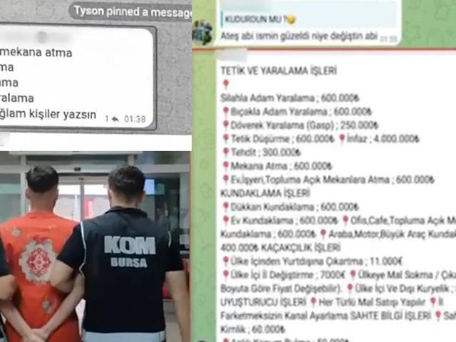 Şoke eden yazışmalar! Gasp 250 bin TL, infaz 4 milyon TL 