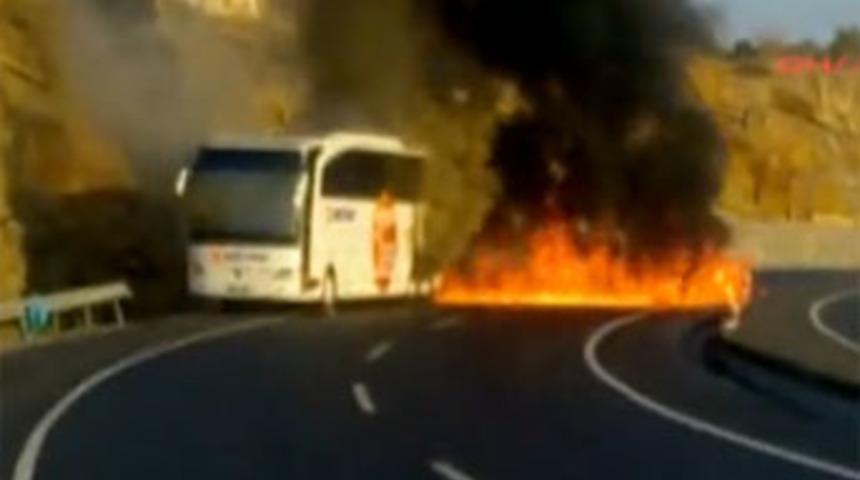 Yolcular korku dolu anlar yaşadı