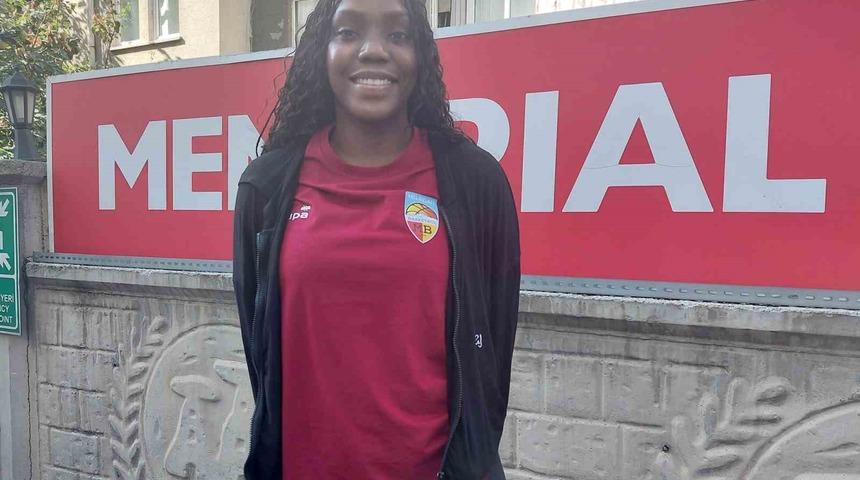 Melikgazi Kayseri Basketbol&rsquo;un yeni transferi Beatrice sağlık kontrol&uuml;nden ge&ccedil;ti
