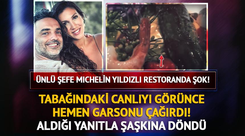  Michelin yıldızlı restorana gitti! Tabağındaki canlıyı garsona g&ouml;sterince...