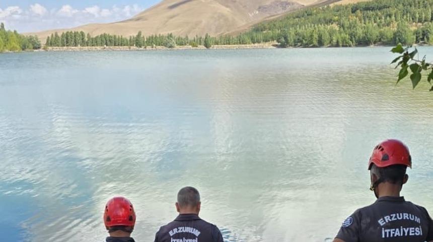 Erzurum&rsquo;da g&ouml;lete giren şahsın cansız bedenine ulaşıldı